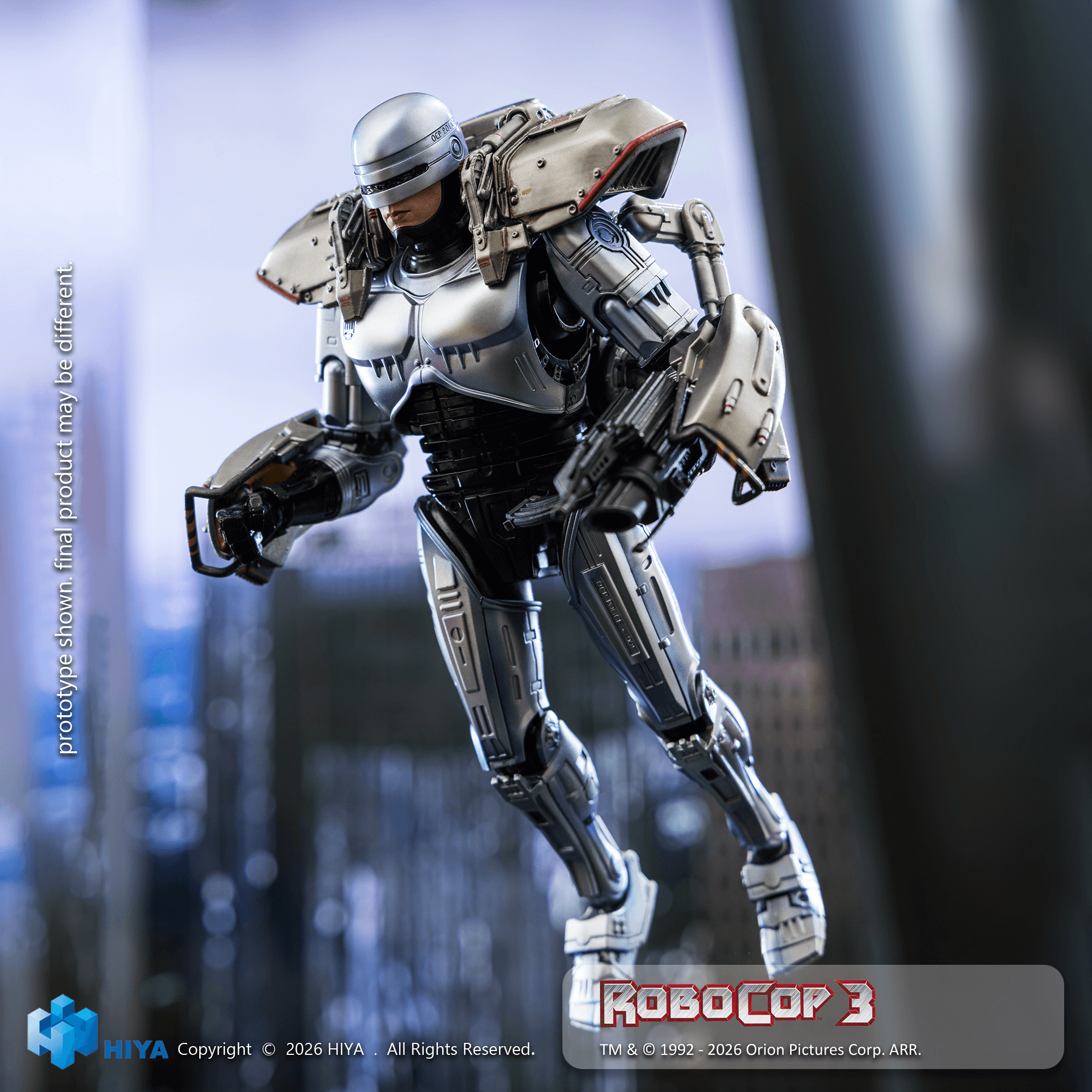 HIYA Exquisite Super Series 112 Scale 6.5 Inch RoboCop 3 RoboCop Action Figure