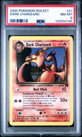 DARK CHARIZARD 2000 POKEMON ROCKET PSA NM-MT 8