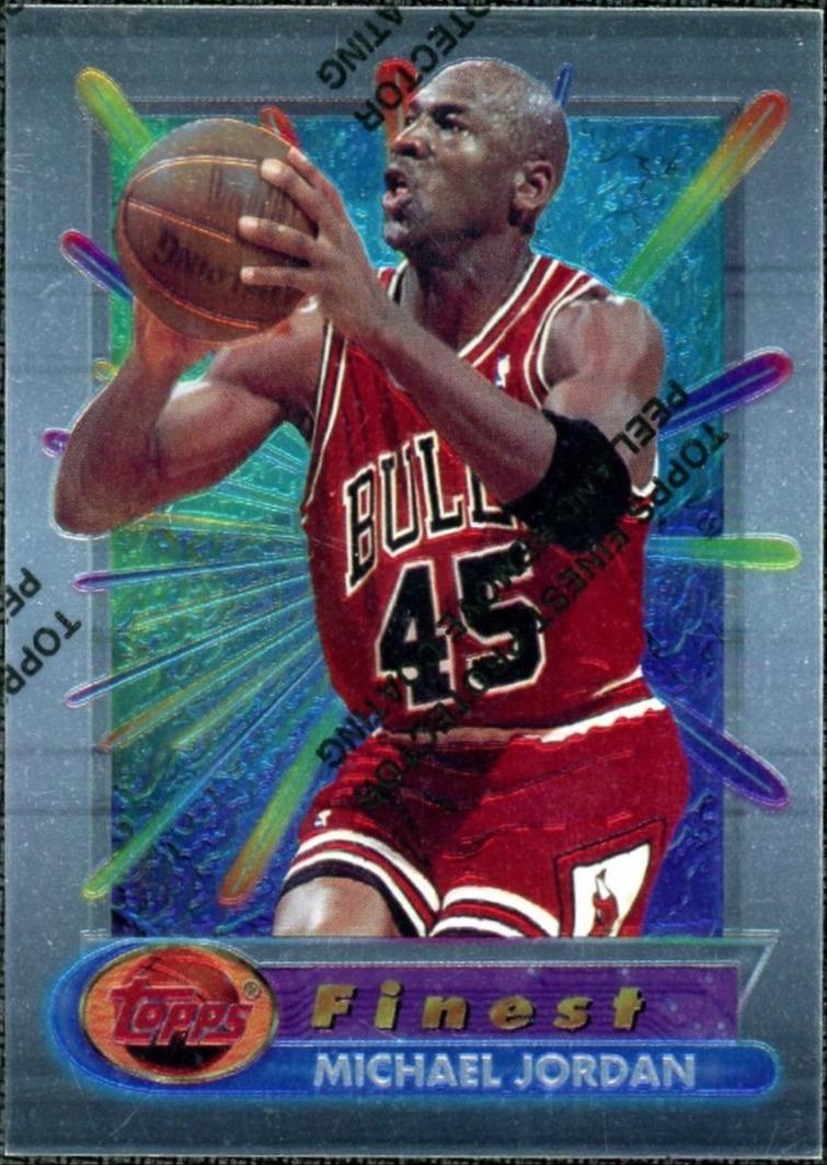 1995 Finest 331 Michael Jordan With Coating