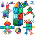 Geltiles Magnetic Tiles Dollhouse 64 Pieces Of Building 3D Sets, Constructing And Creative Stem Learning Educational Next Genera