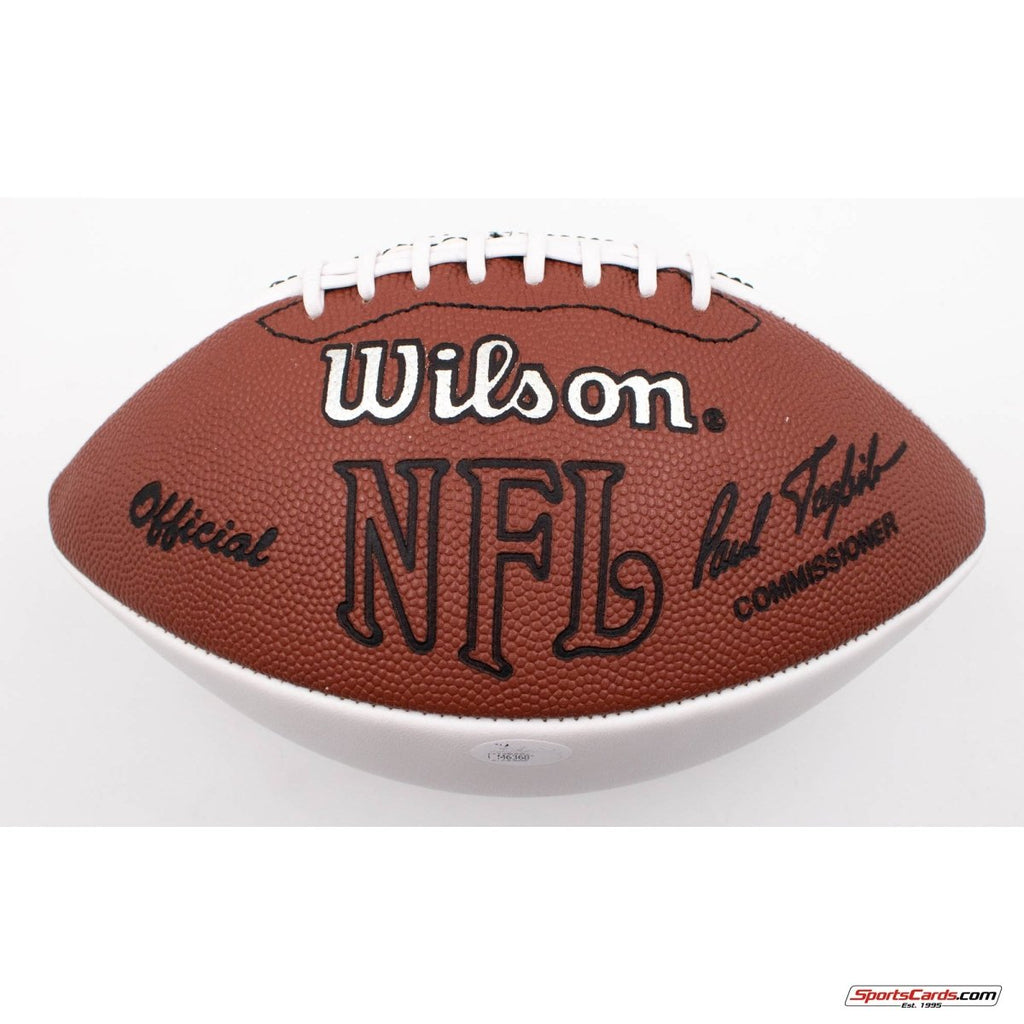 Incredible Bullet Bob Hayes Signed and Inscribed Football - JSA BAS Authentication