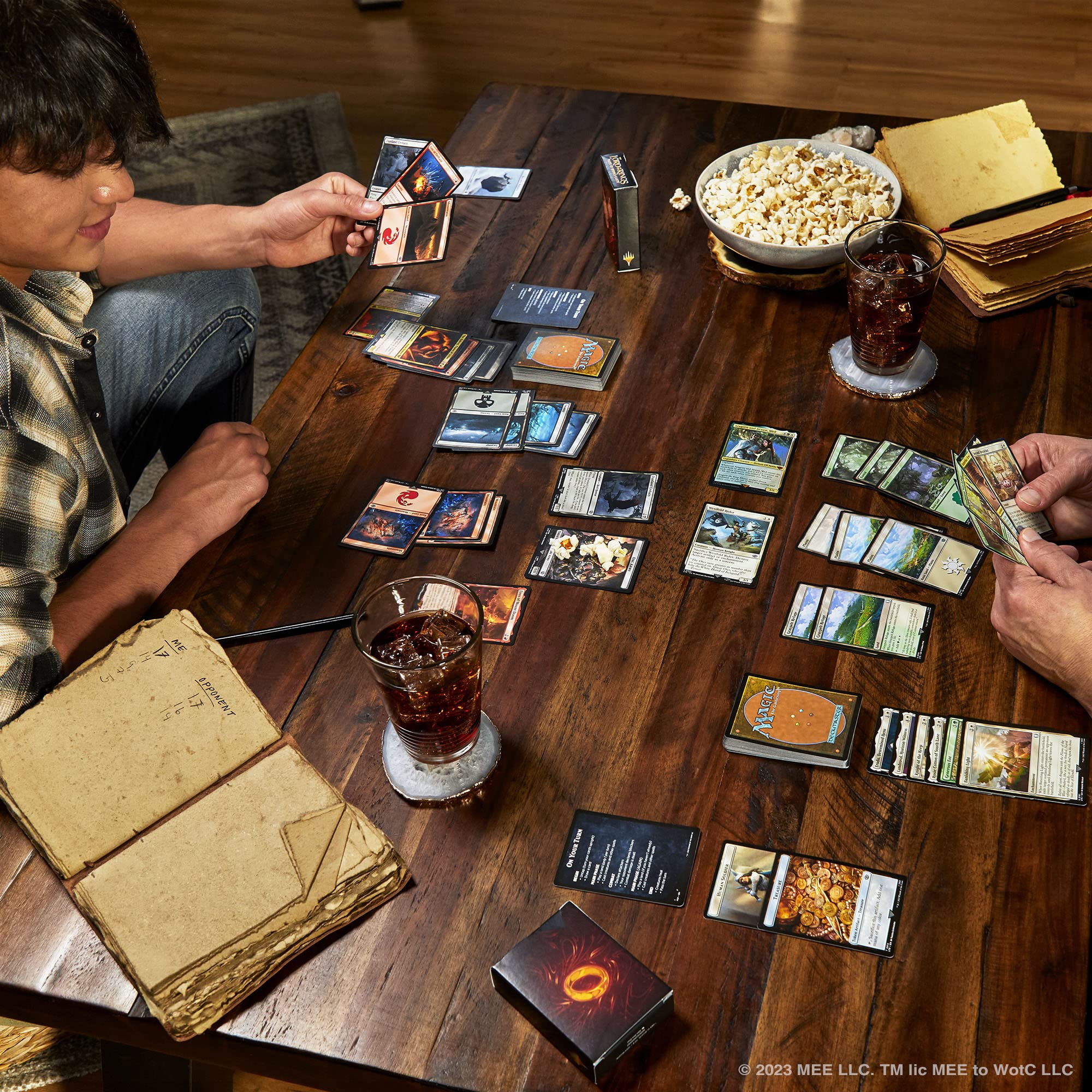 Magic: The Gathering Lord Of The Rings Starter Kit - 2 Ready-To-Play Decks, 2 Online Codes, Ages 13+, 2 Players