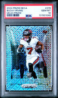 Bucky Irving 2024 Panini Prizm Deca Rookie Card Mojo #'d 02/30 PSA 10