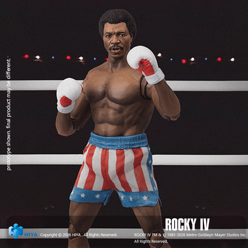 1/12 Scale 6 Inch Rocky IV Apollo Action Figure