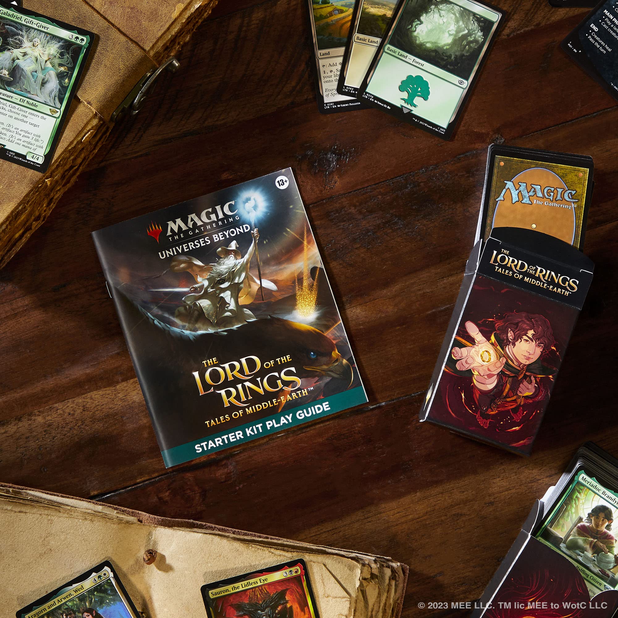 Magic: The Gathering Lord Of The Rings Starter Kit - 2 Ready-To-Play Decks, 2 Online Codes, Ages 13+, 2 Players