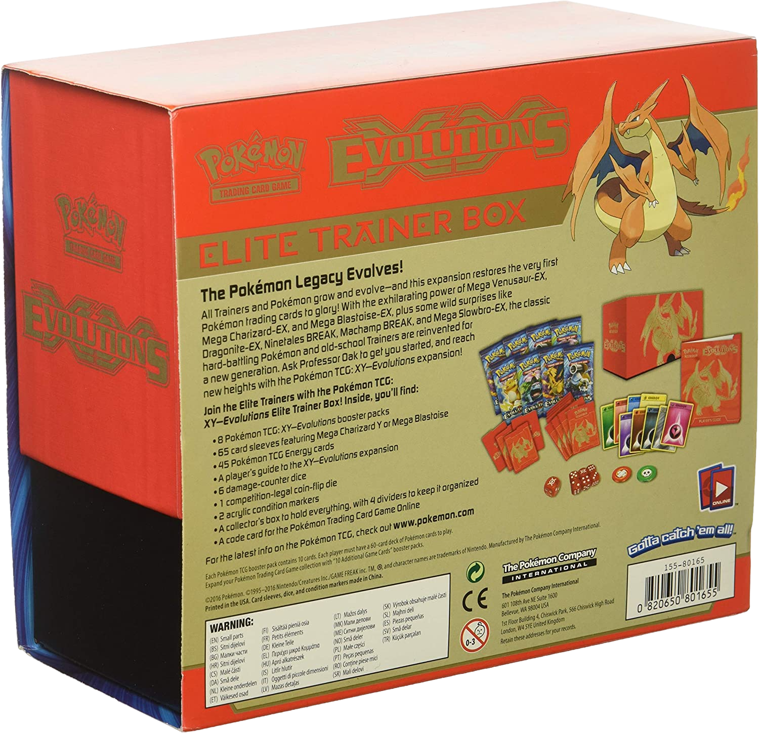 XY Evolutions Elite Trainer Boxes & Cases (Charizard)
