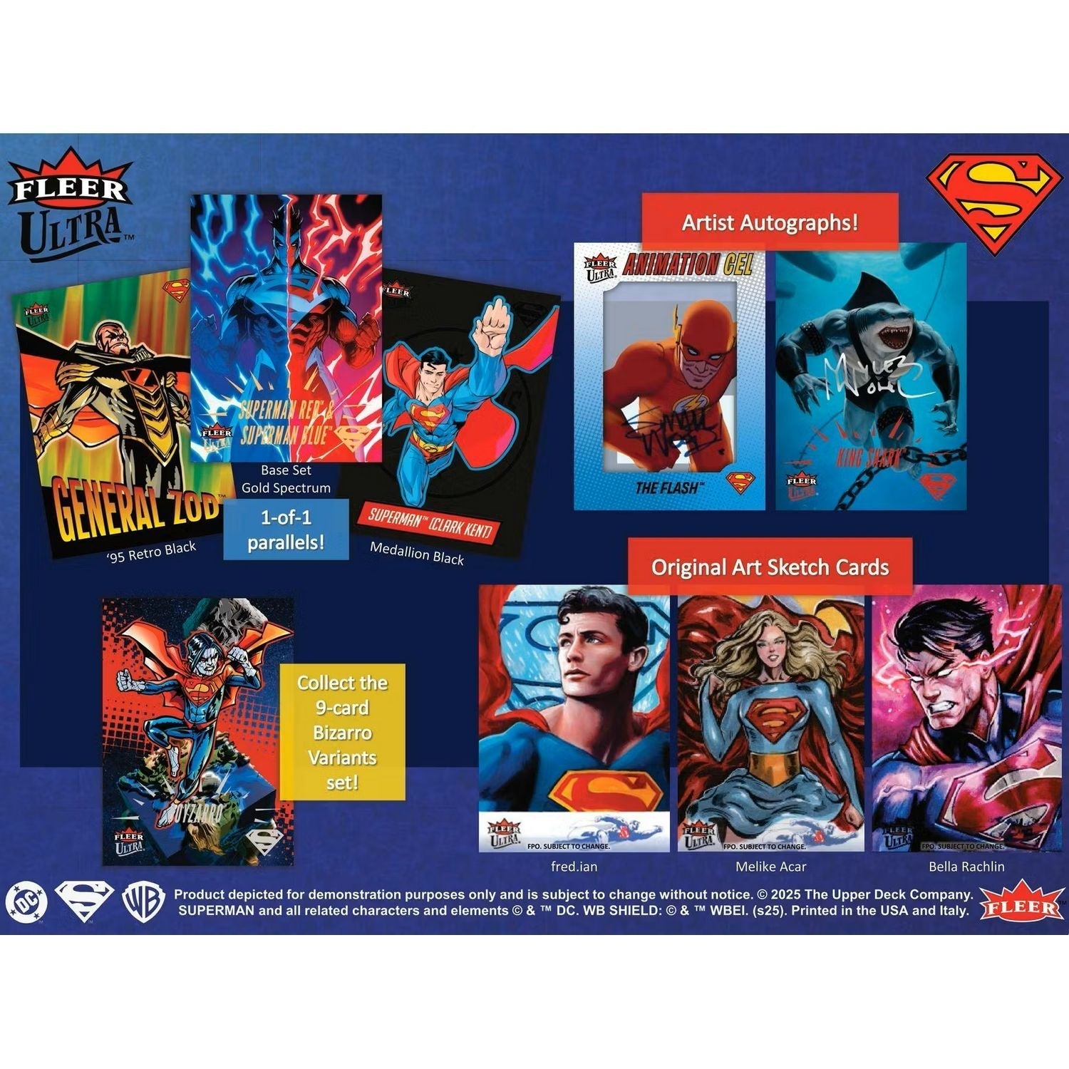 2025 Upper Deck Fleer Ultra Superman Hobby Box *Contact Us To Order*