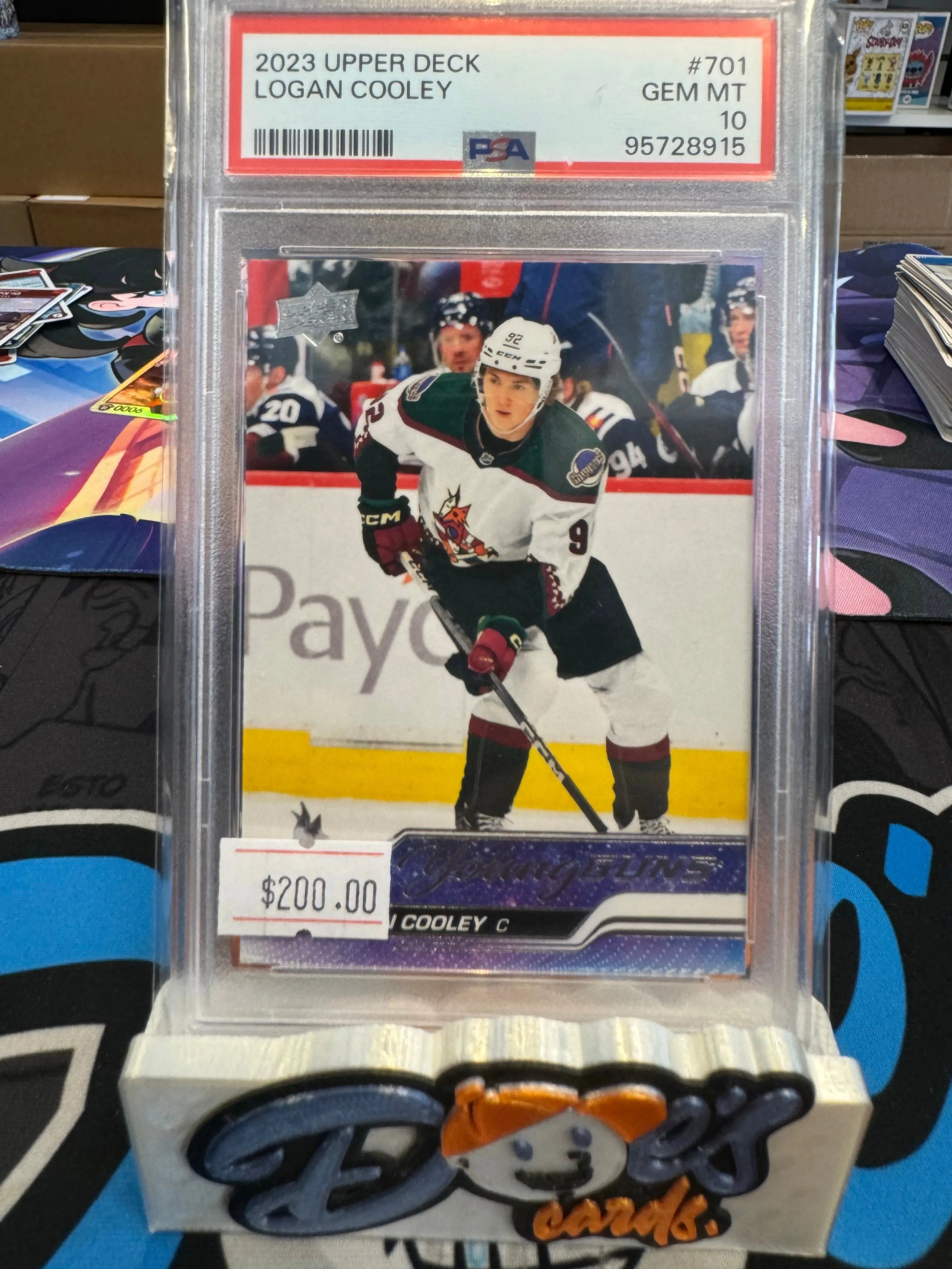 2023-24 Upper Deck Extended Series - Young Guns #701 Logan Cooley PSA 10