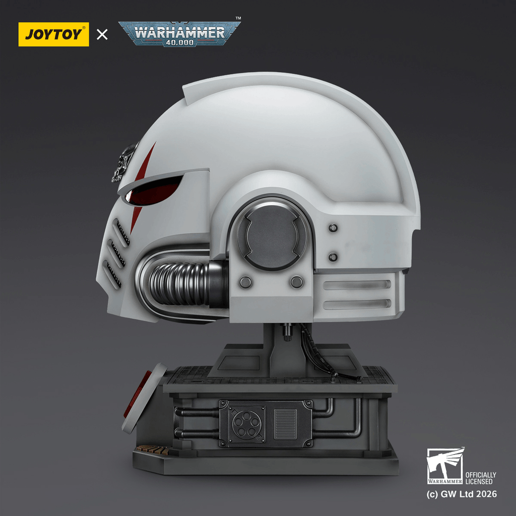 White Scars MkX Helmet&amp; Display Stand