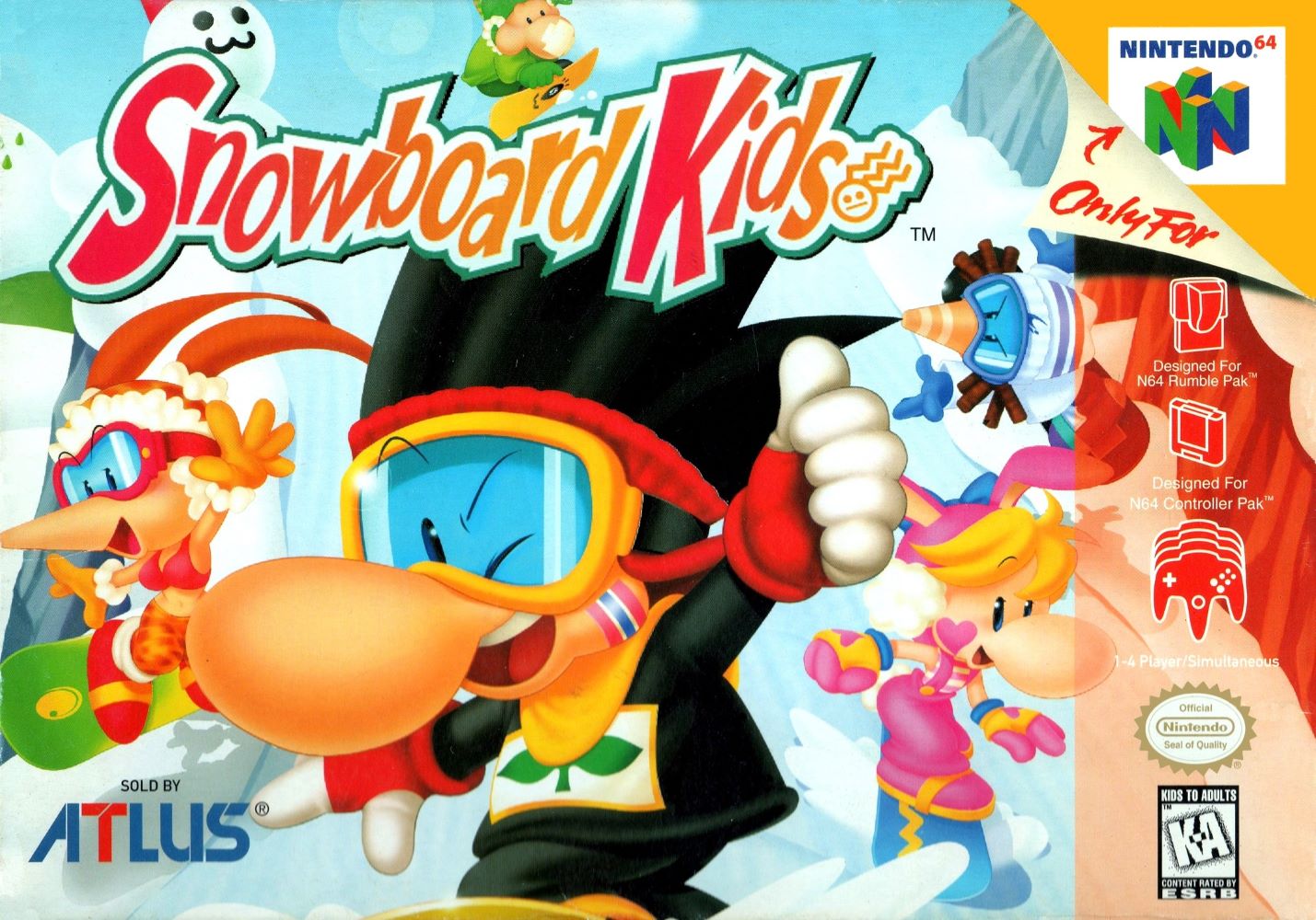 Snowboard Kids - Nintendo 64