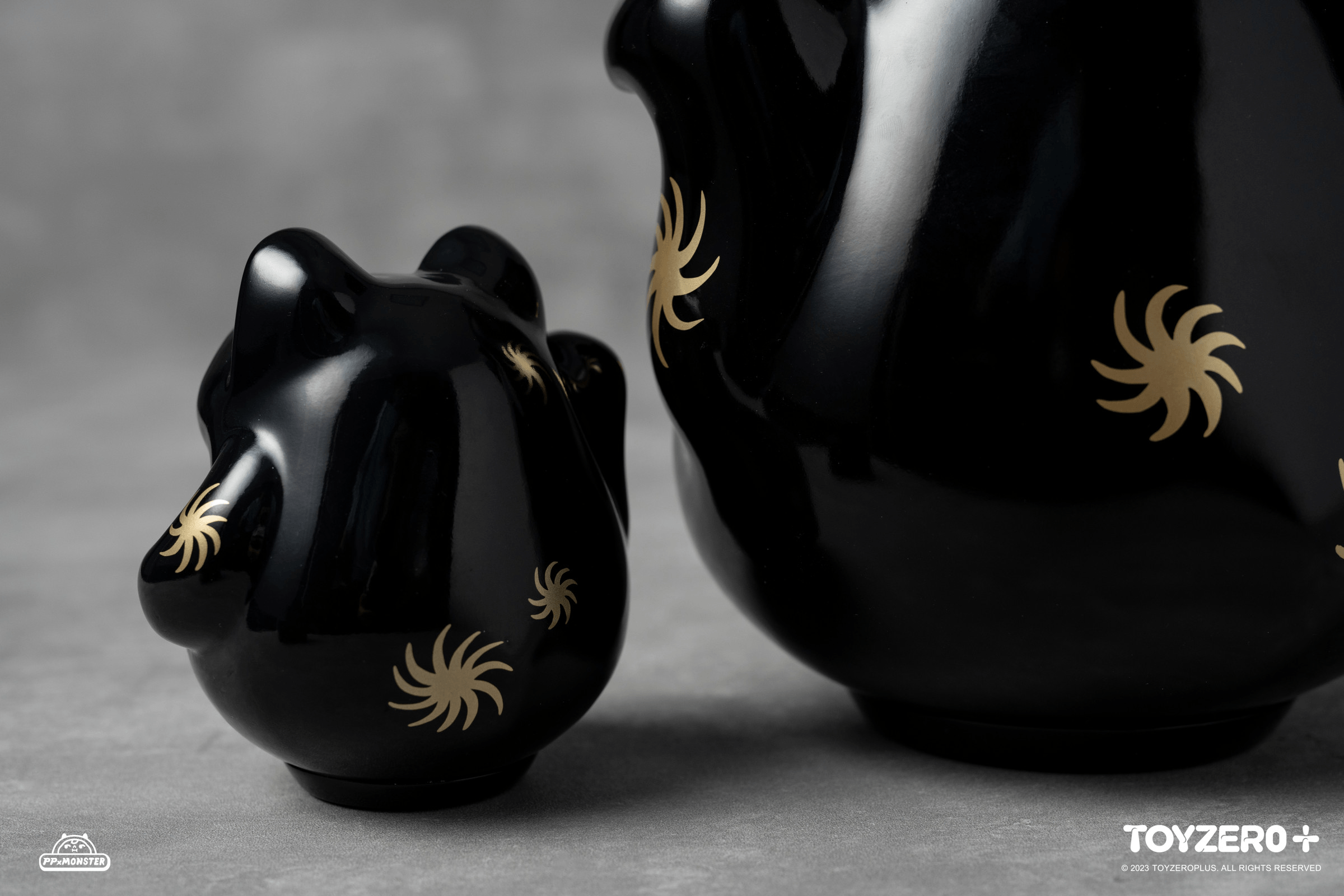 200% PP Lucky Cat Daruma (Black cat edition)