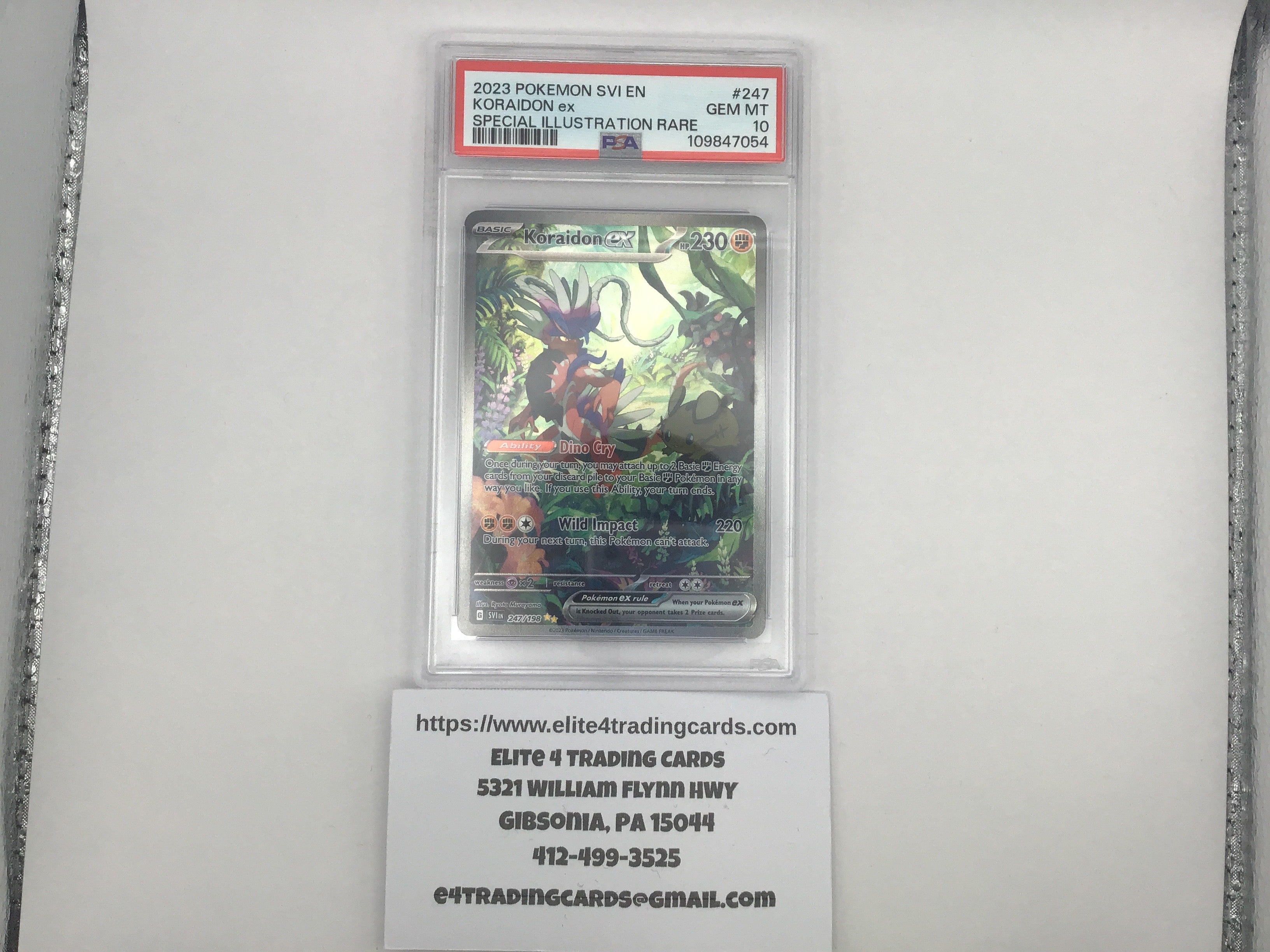 Koraidon ex #247 Pokemon Scarlet & Violet (PSA 10)