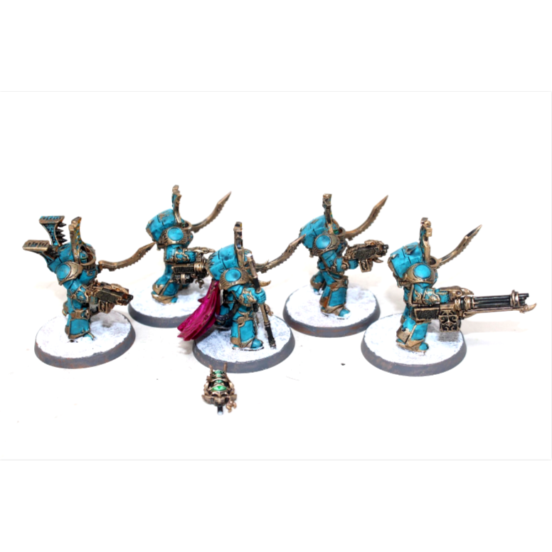 Warhammer Thousand Sons Occult Terminators Well Painted JYS64