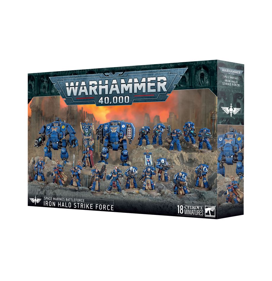 Games Workshop - Warhammer 40K - Space Marines - Battleforce - Iron Halo Strike Force - 71-48
