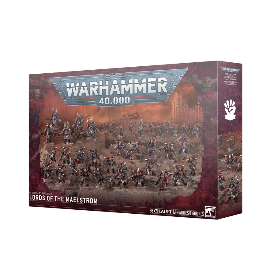 Games Workshop - Warhammer 40K - Chaos Space Marines - Red Corsairs Battleforce - Lords of the Maelstrom - 43-108