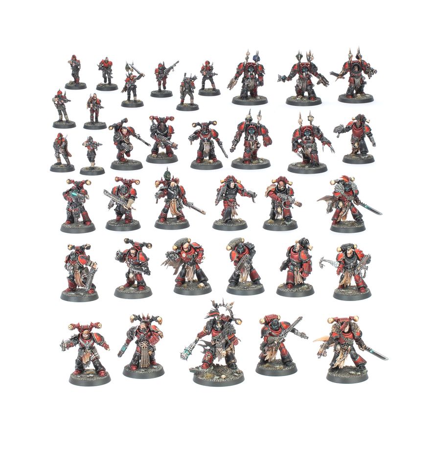 Games Workshop - Warhammer 40K - Chaos Space Marines - Red Corsairs Battleforce - Lords of the Maelstrom - 43-108