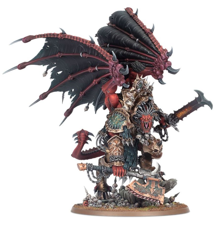 Games Workshop - Warhammer 40K - Chaos Space Marines - World Eaters - Angron Daemon Primarch of Khrone - 43-28