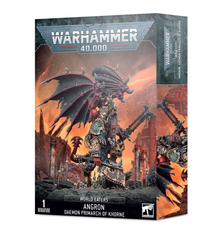 Games Workshop - Warhammer 40K - Chaos Space Marines - World Eaters - Angron Daemon Primarch of Khrone - 43-28