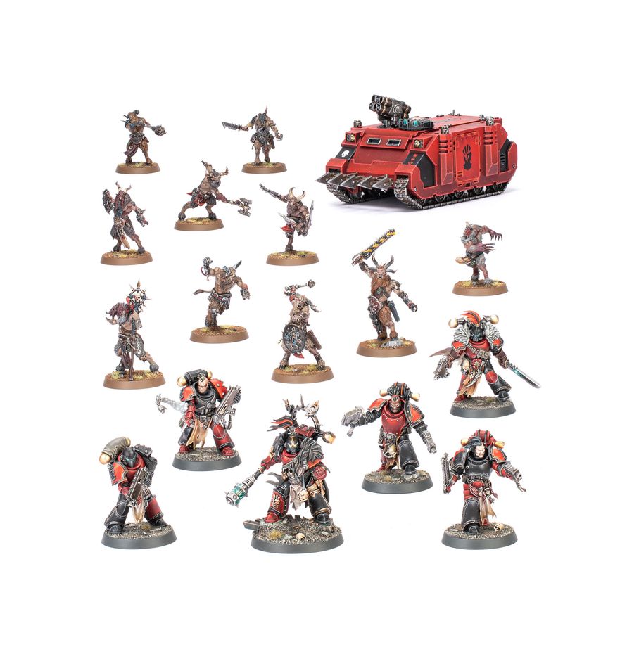 Games Workshop - Warhammer 40K - Chaos Space Marines - Red Corsairs - Combat Patrol - 73-433