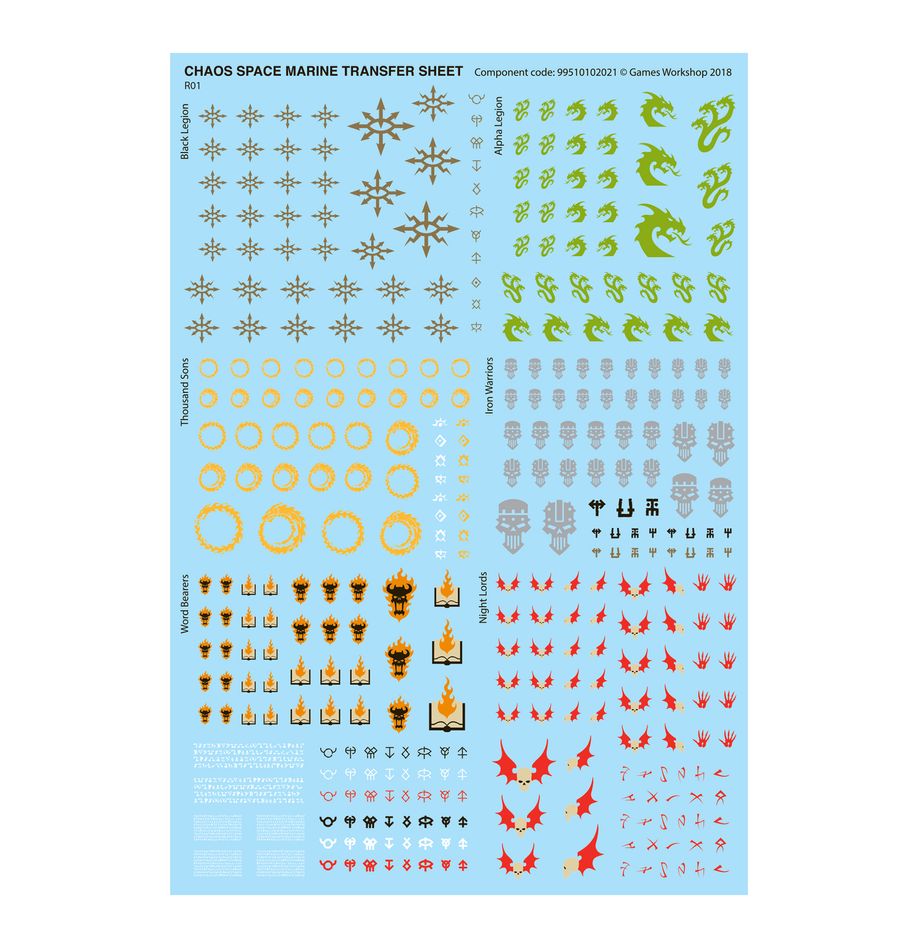 Games Workshop - Warhammer 40K - Chaos Space Marines - Battleforce - Hellforged Warband - 71-43