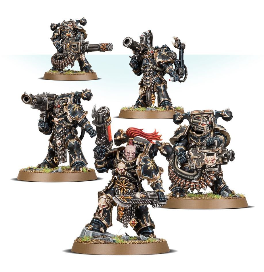 Games Workshop - Warhammer 40K - Chaos Space Marines - Battleforce - Hellforged Warband - 71-43