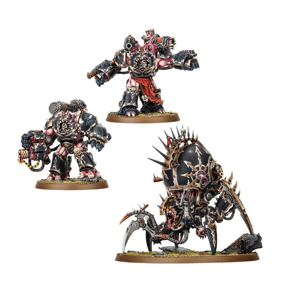Games Workshop - Warhammer 40K - Chaos Space Marines - Battleforce - Hellforged Warband - 71-43