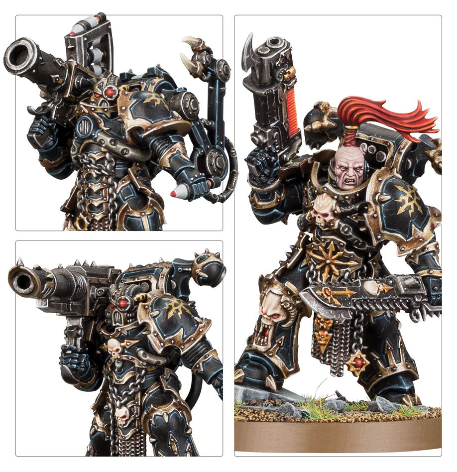Games Workshop - Warhammer 40K - Chaos Space Marines - Battleforce - Hellforged Warband - 71-43