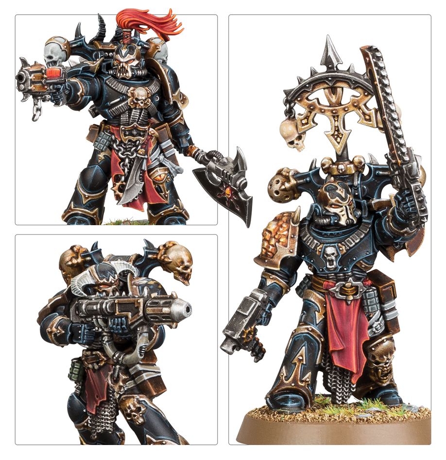 Games Workshop - Warhammer 40K - Chaos Space Marines - Battleforce - Hellforged Warband - 71-43