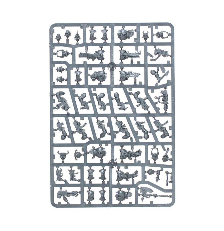 Games Workshop - Warhammer 40K - Chaos Space Marines - Battleforce - Hellforged Warband - 71-43