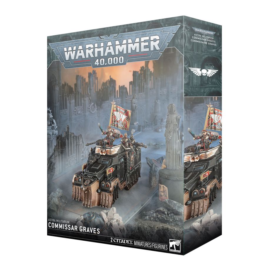Games Workshop - Warhammer 40K - Astra Militarum - Commissar Graves - 47-58