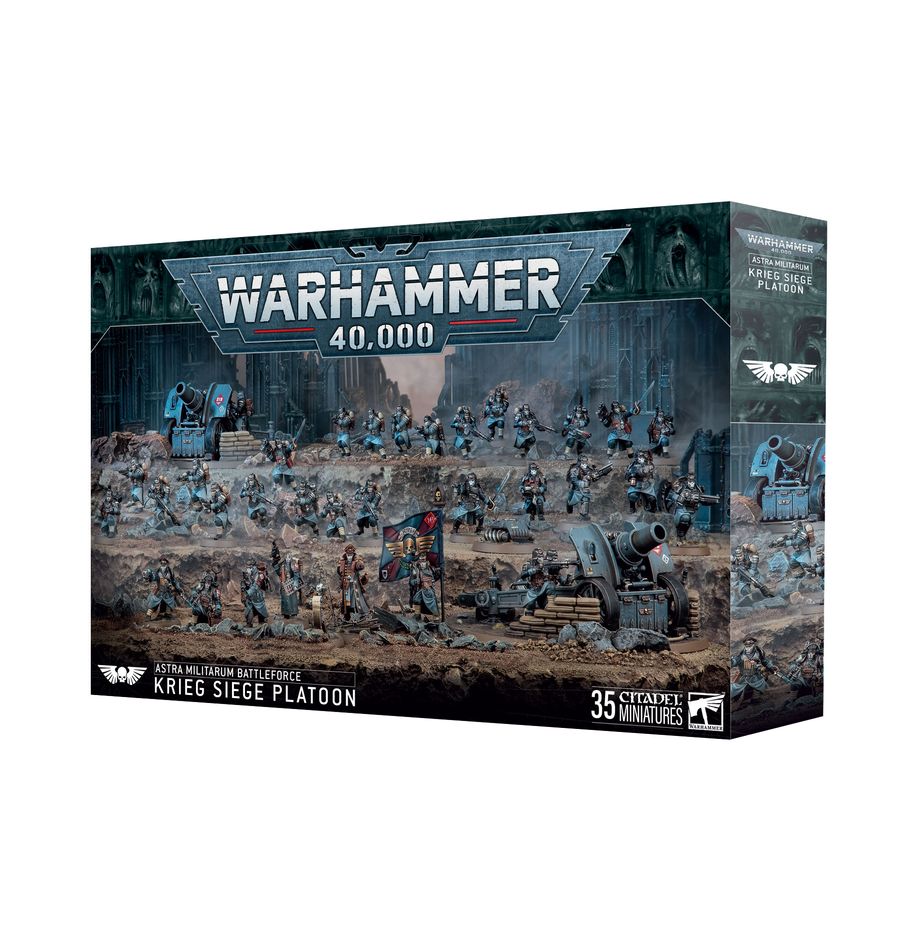 Games Workshop - Warhammer 40K - Astra Militarum - Battleforce - Krieg Siege Platoon - 71-47