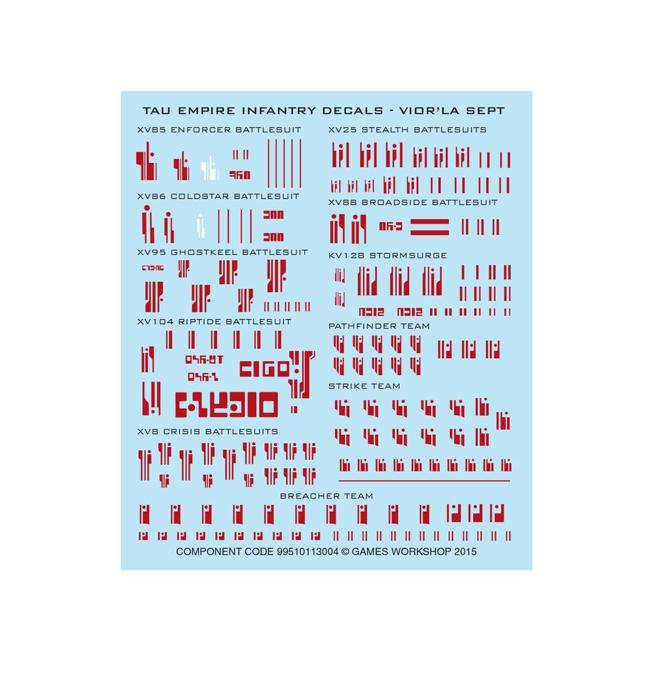 Games Workshop - Warhammer 40K - Tau Empire - Battleforce - Farsight Cadre - 71-56