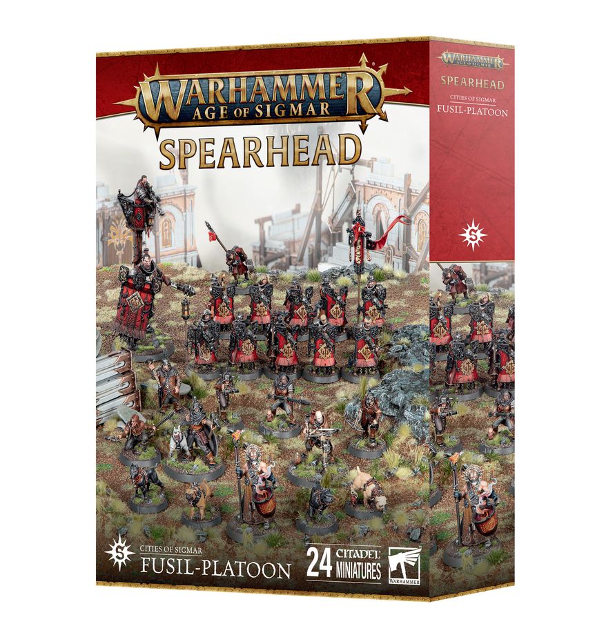 Games Workshop - Warhammer Age of Sigmar - Spearhead - Cities of Sigmar - Fusil-Platoon - 70-862