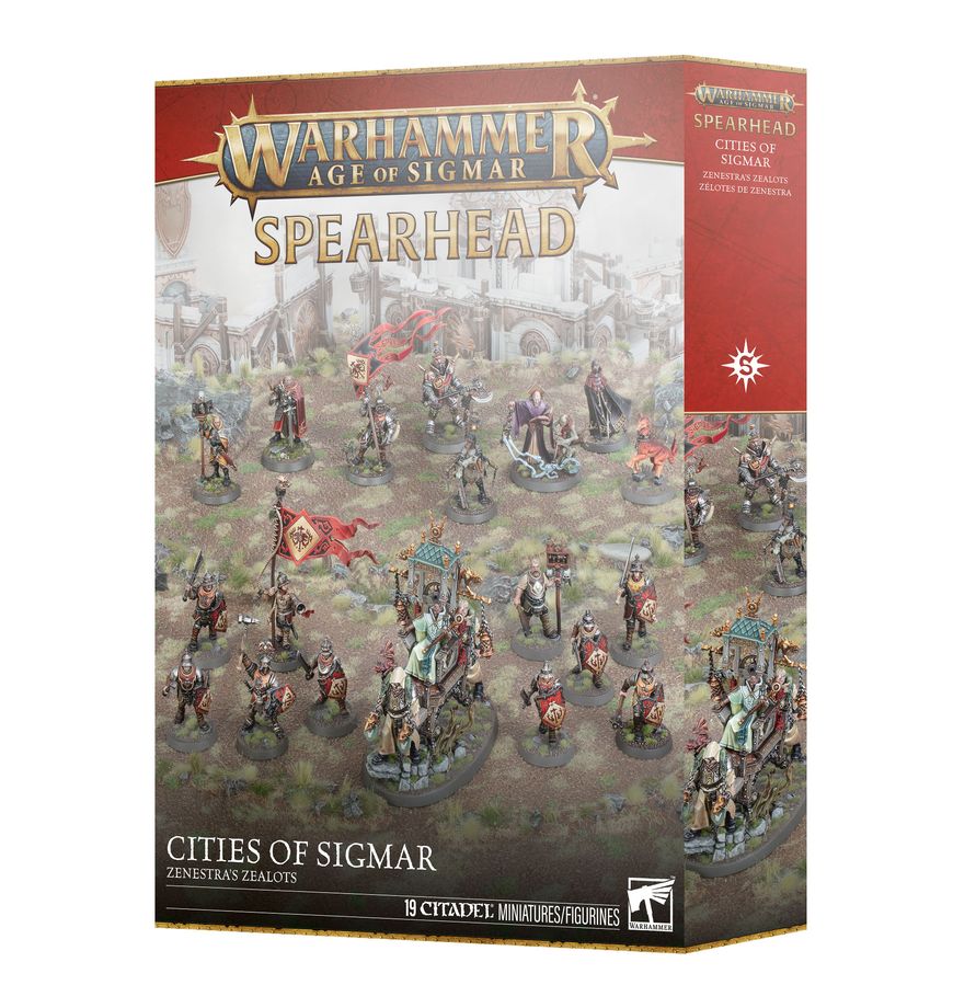 Games Workshop - Warhammer Age of Sigmar - Spearhead - Cities of Sigmar - Zenestras Zealots - 70-863