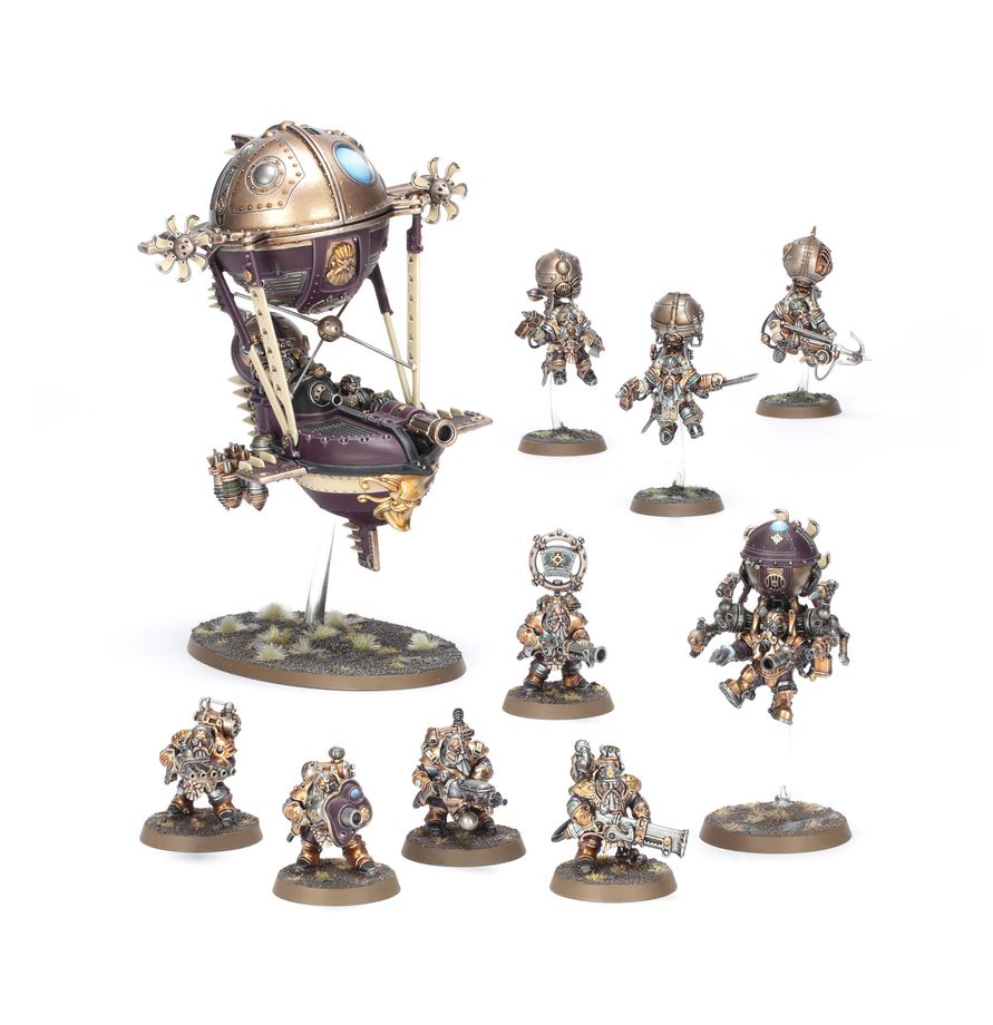 Games Workshop - Warhammer Age of Sigmar - Spearhead - Kharadron Overlords - Grundstok Trailblazers - 70-843