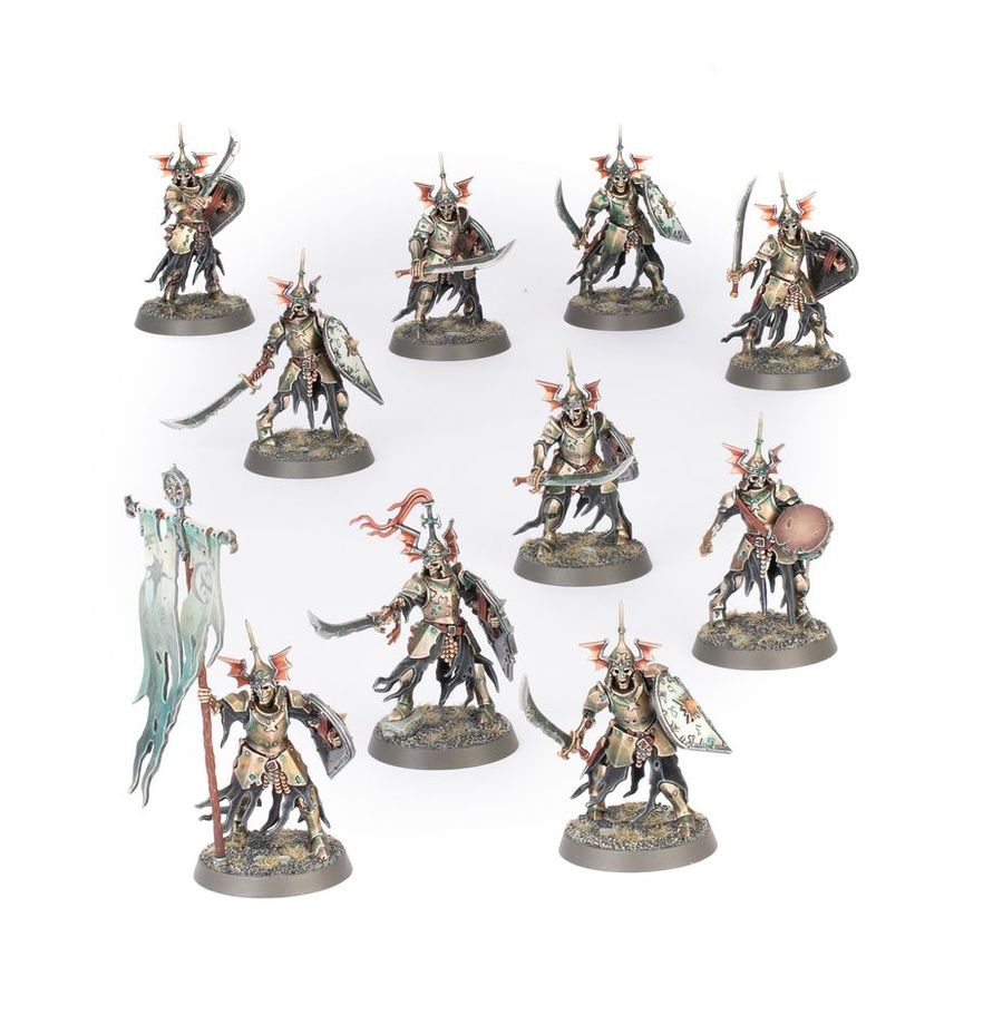 Games Workshop - Warhammer Age of Sigmar - Spearhead - Soulblight Gravelords - Deathrattle Deathrattle Tomb Host - 70-16