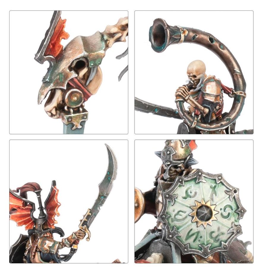 Games Workshop - Warhammer Age of Sigmar - Spearhead - Soulblight Gravelords - Deathrattle Deathrattle Tomb Host - 70-16