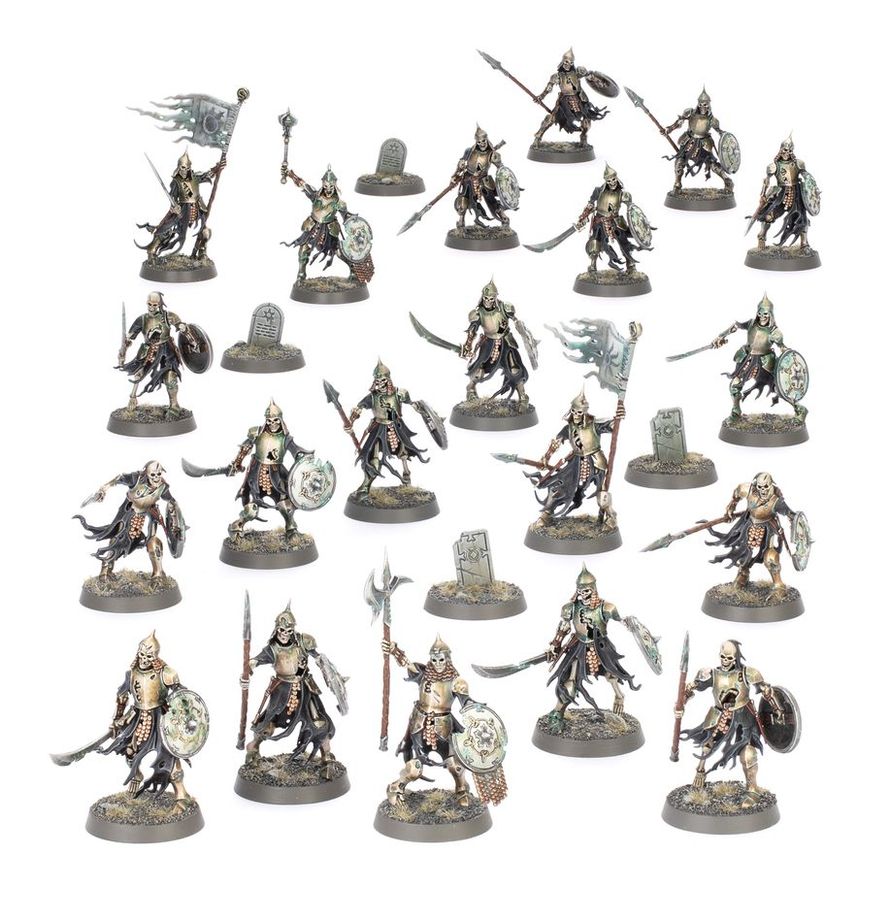 Games Workshop - Warhammer Age of Sigmar - Spearhead - Soulblight Gravelords - Deathrattle Deathrattle Tomb Host - 70-16