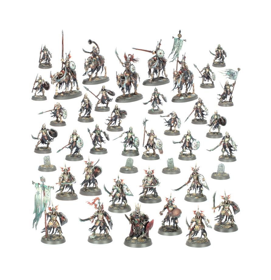 Games Workshop - Warhammer Age of Sigmar - Spearhead - Soulblight Gravelords - Deathrattle Deathrattle Tomb Host - 70-16