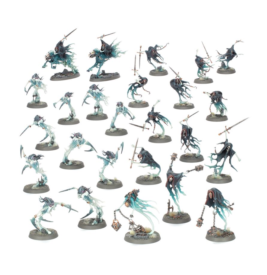 Games Workshop - Warhammer Age of Sigmar - Spearhead - Nighthaunt - Cursed Shacklehorde - 70-914