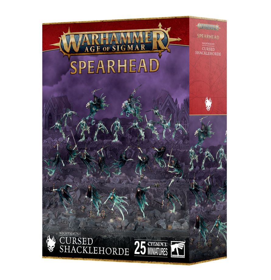 Games Workshop - Warhammer Age of Sigmar - Spearhead - Nighthaunt - Cursed Shacklehorde - 70-914