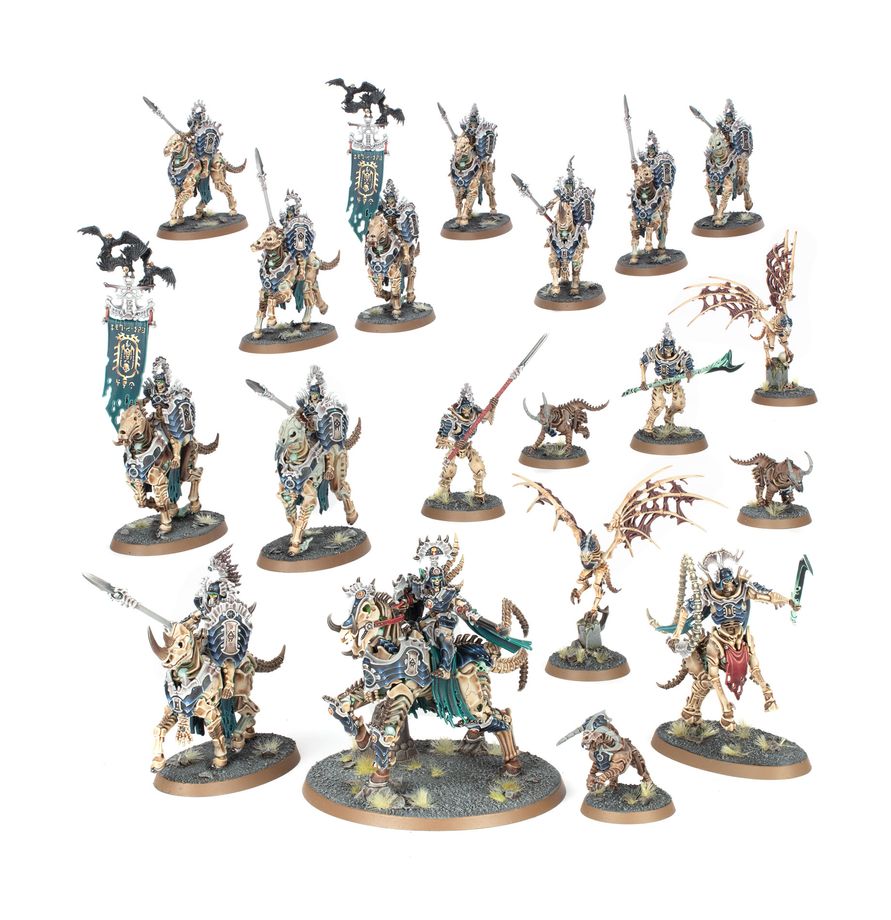 Games Workshop - Warhammer Age of Sigmar - Spearhead - Ossiarch Bonereapers - Kavalos Vanguard - 70-943