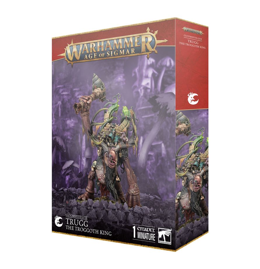 Games Workshop - Warhammer Age of Sigmar - Gloomspite Gitz - Trugg the Troggoth King - 89-54