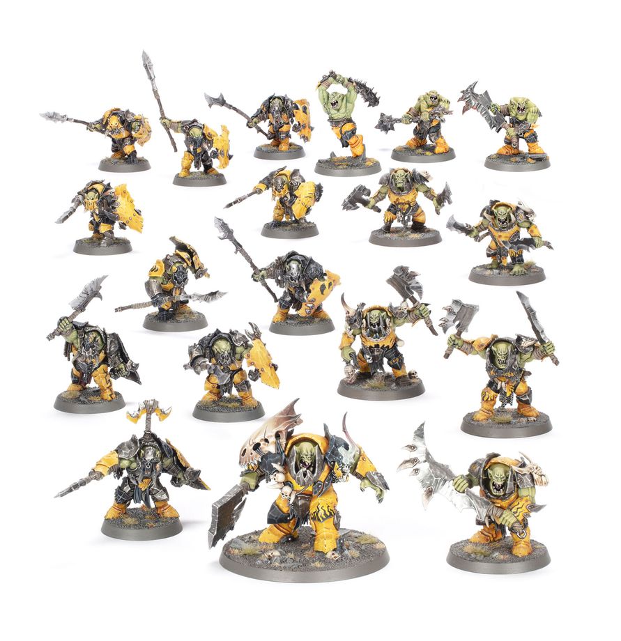 Games Workshop - Warhammer Age of Sigmar - Spearhead - Orruk Warclans - Ironjawz Bigmob - 70-23