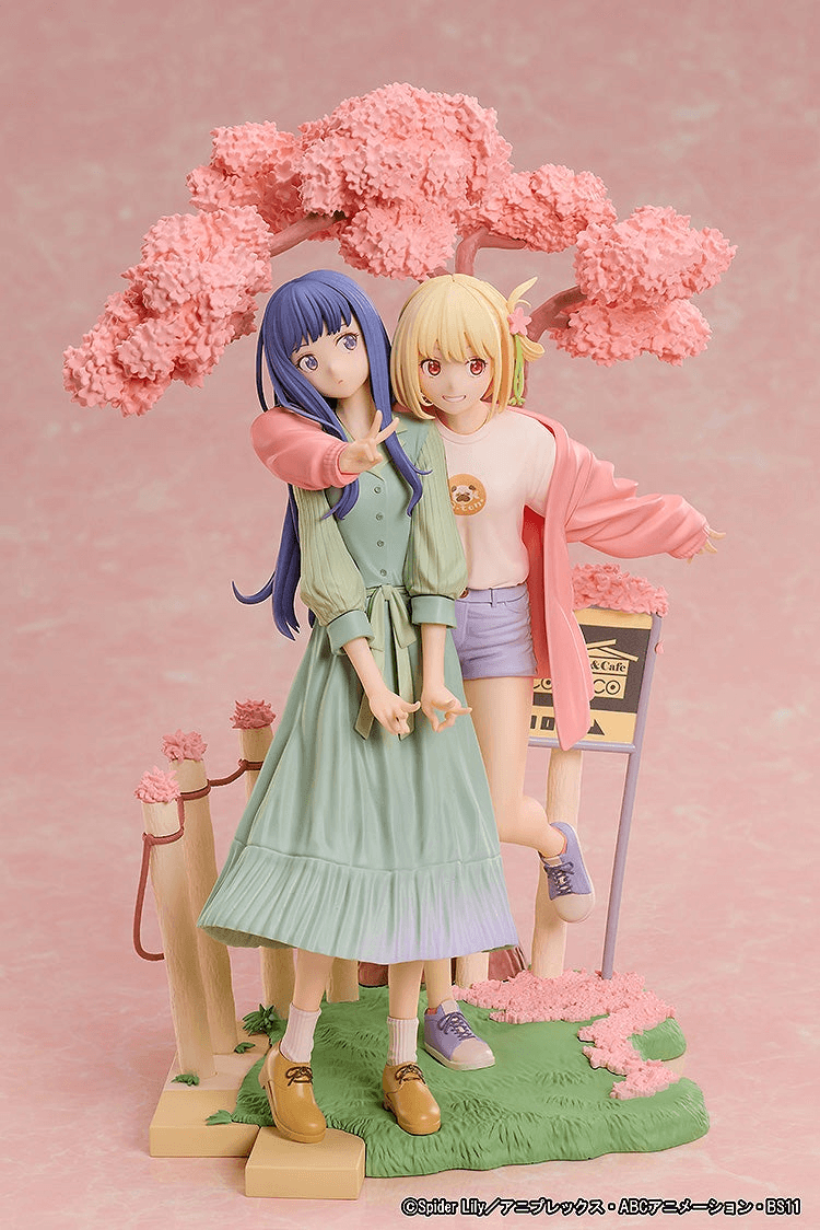 Lycoris Recoil Chisato Nishikigi &amp; Takina Inoue Spring Ver. Non-Scale Figure
