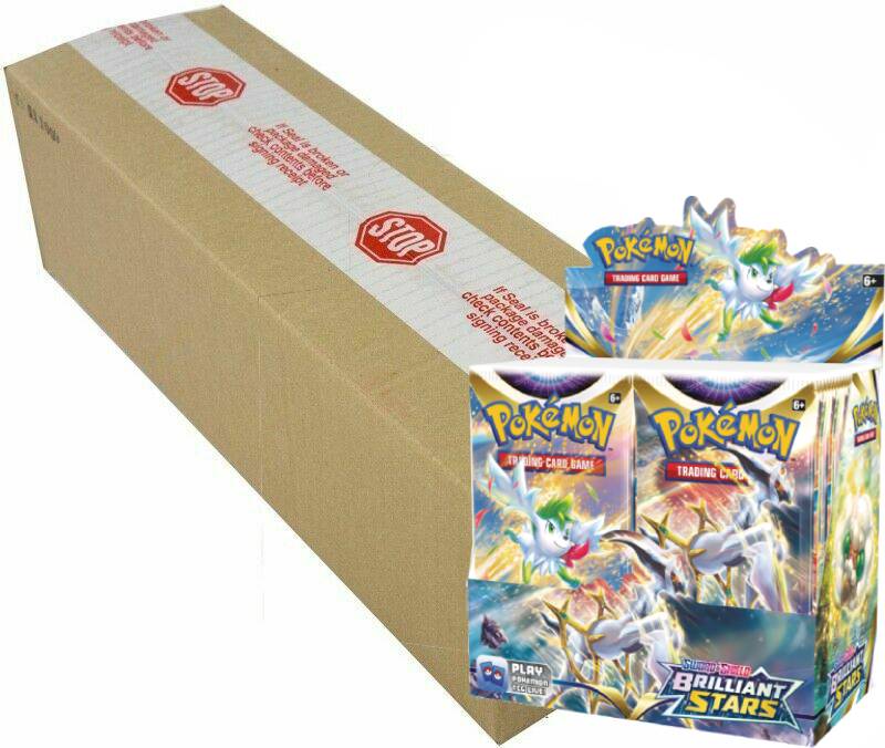 Sword & Shield: Brilliant Stars - Booster Case - Sealed Case of 6
