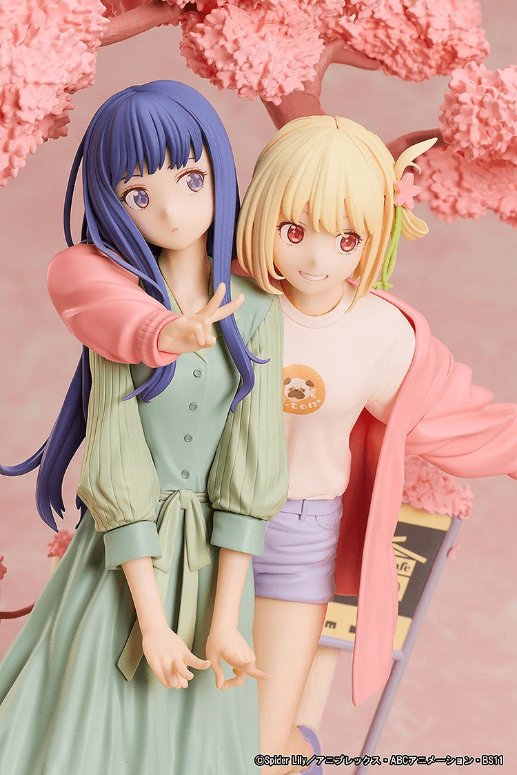 Lycoris Recoil Chisato Nishikigi &amp; Takina Inoue Spring Ver. Non-Scale Figure