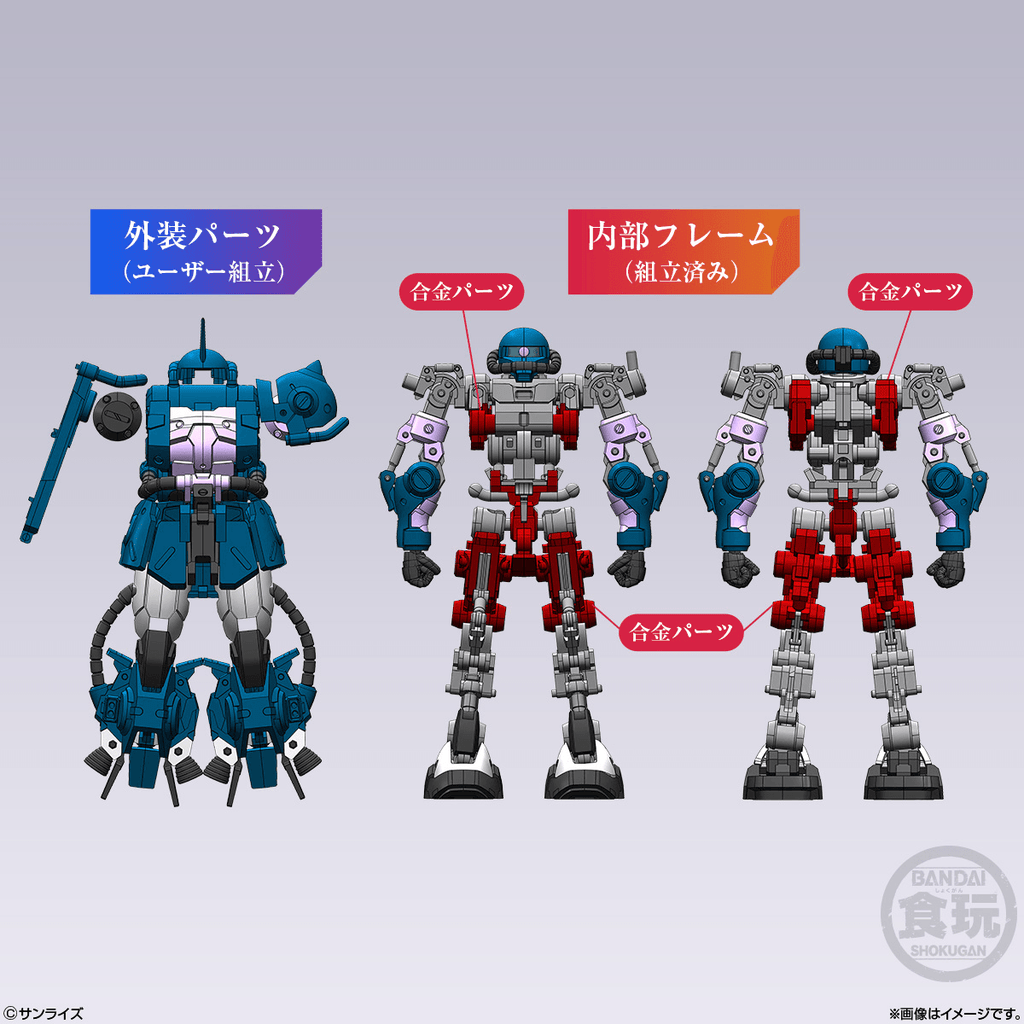 Zaku II High Mobility Type (Black Tri-Stars Custom) "Gundam", Bandai Shokugan Gundam Artifact PRO