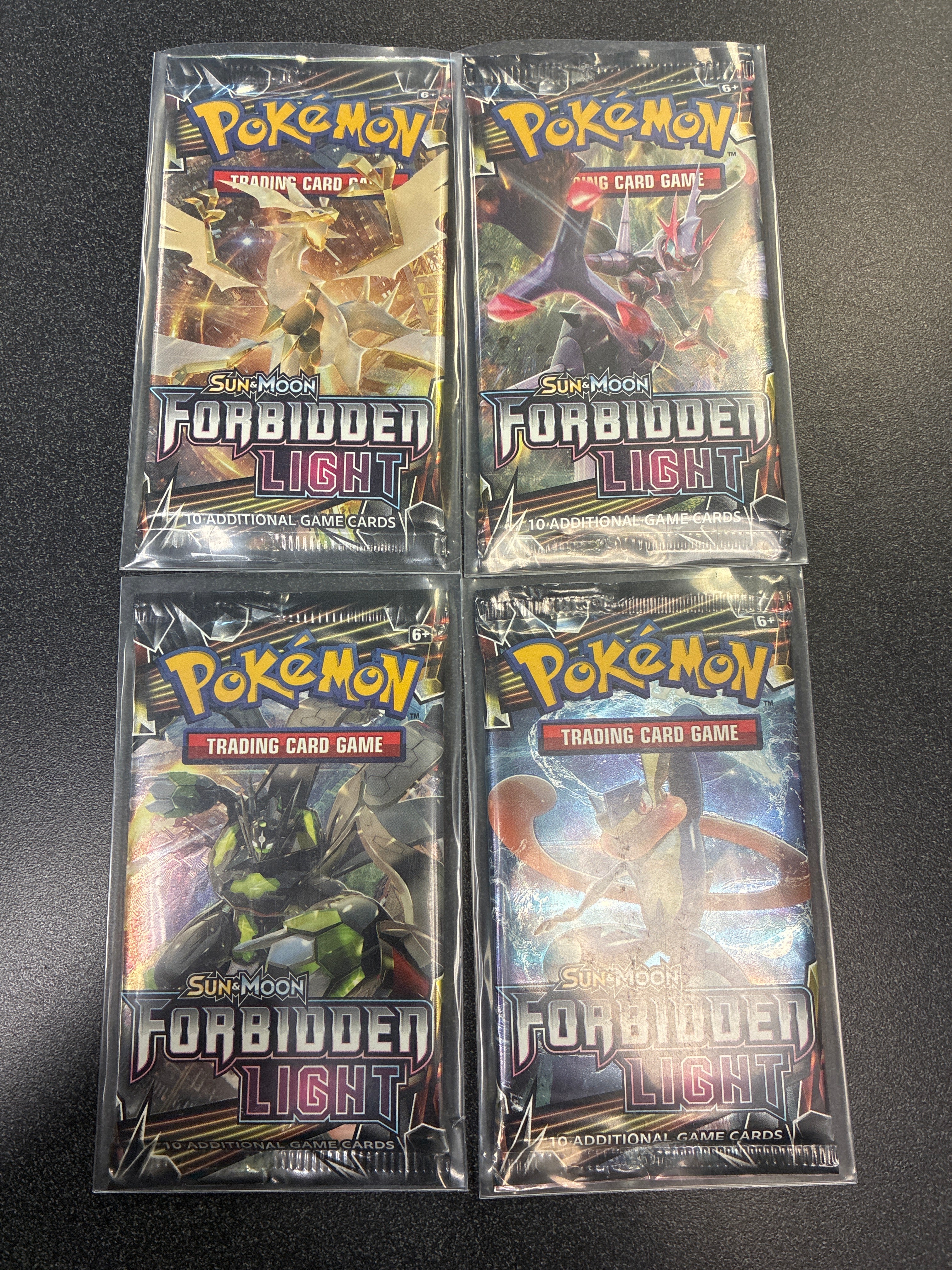 Pokemon: Forbidden Light Booster Pack Art Set (4)