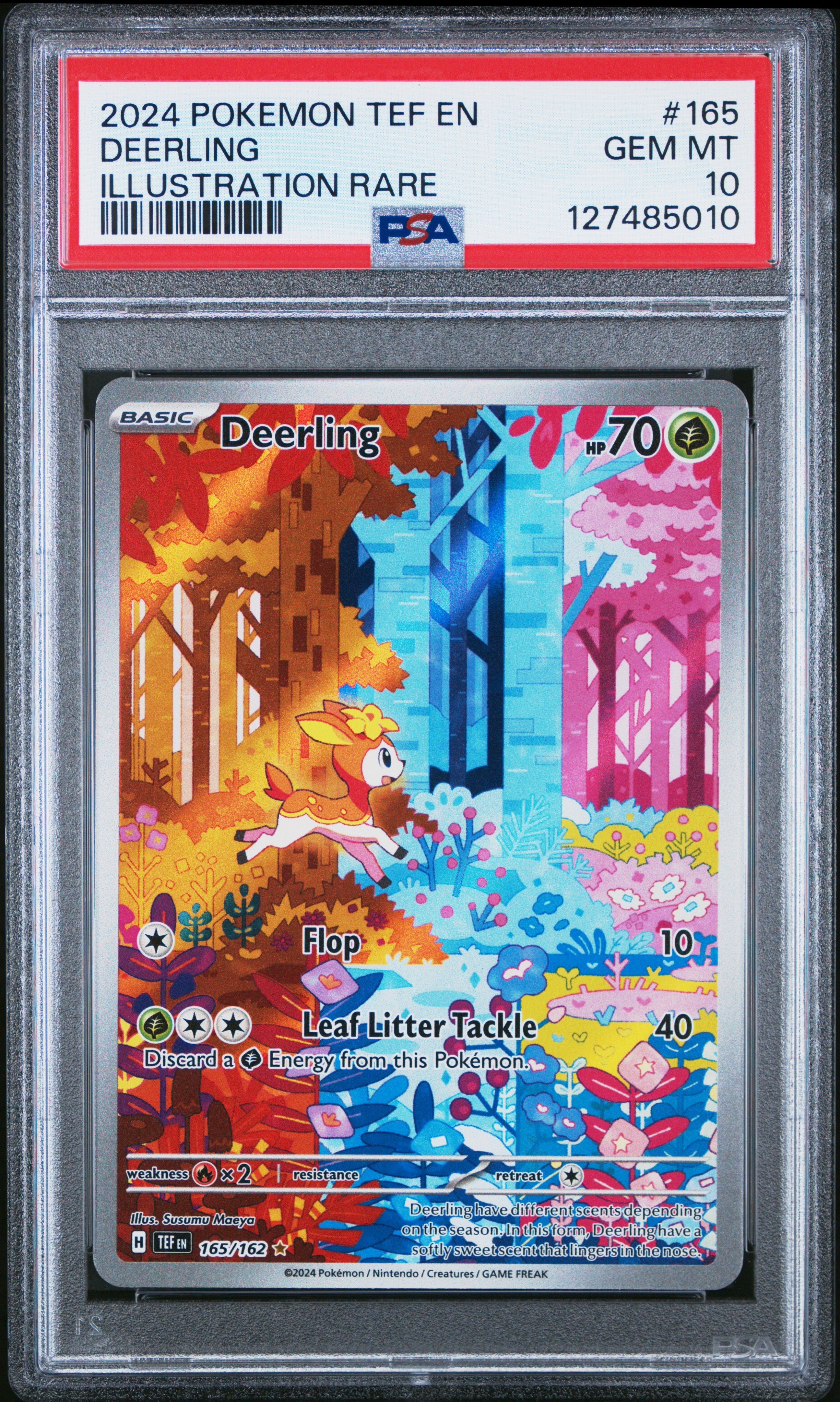 Deerling #165 Illustration Rare Temporal Forces PSA 10